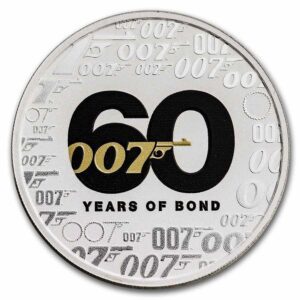 Perth Mint Mince James Bond 007 Barevný 1 oz