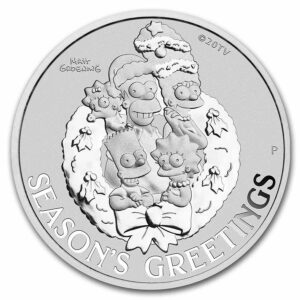 Perth Mint Mince The Simpsons: Season's Greetings 1 oz