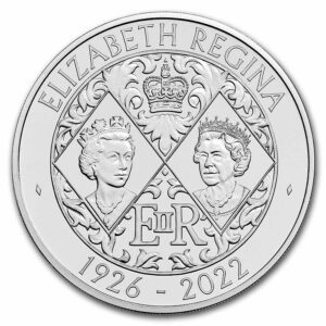 Royal Mint Mince 5 £ Její Veličenstvo královna Alžběta 28 g