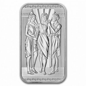 Royal Mint Slitek Královská mincovna tří grácií 1 oz