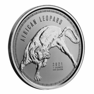 Scottsdale Mint Mince  Ghana African Leopard 2021 1oz