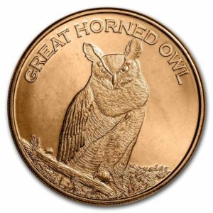 Silver Shield Mince - 1 oz Měděná - sova velká