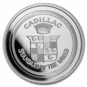 U.S. Mint Mince Logo Cadillac "La Mothe Cadillac" 1 oz