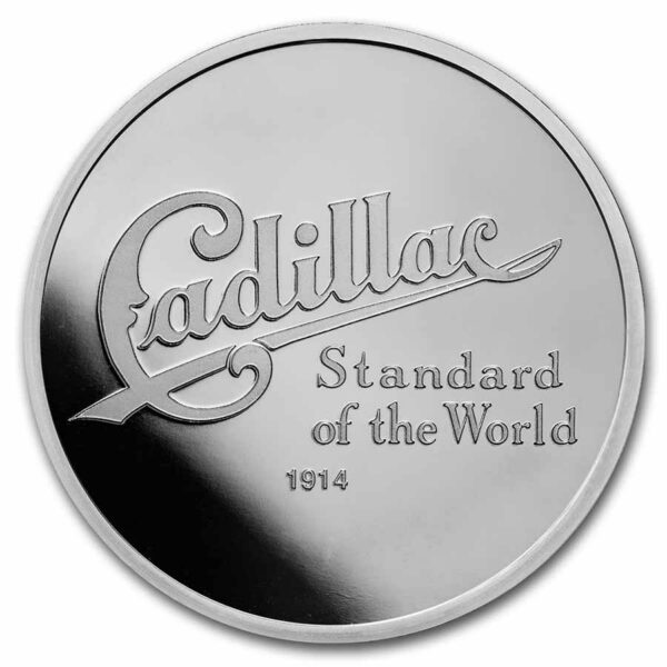 U.S. Mint Mince Logo Cadillac "Standard Of The World" (1914) 1 oz