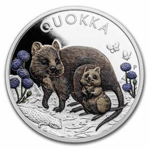 Perth Mint Stříbrná mince Quokka 1 Oz 1 $  2022 Austrálie