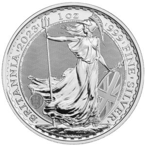 Royal Mint Stříbrná mince Britannia 1 Oz 2 GBP 2023 Velká Británie