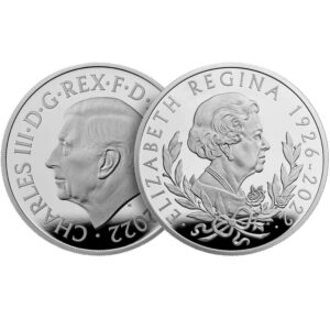 Royal Mint Stříbrná mince královna Elizabeth II (1926-2022) 1 oz 2022 Velká Británie Proof