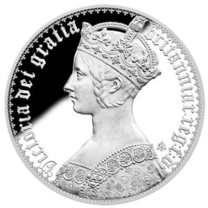 Royal Mint Stříbrná mince Victora Gothic Crown 1 Oz	1 £ 2022 Velká Británie