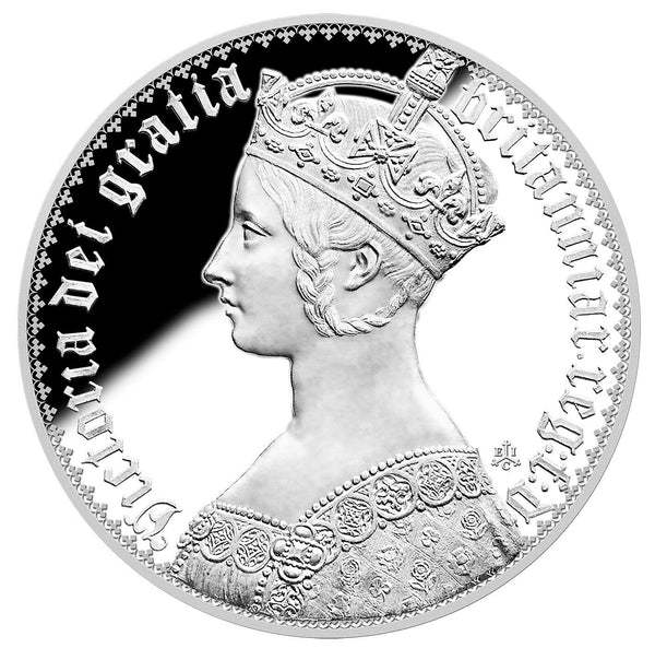 Royal Mint Stříbrná mince Victora Gothic Crown 1 Oz	1 £ 2022 Velká Británie