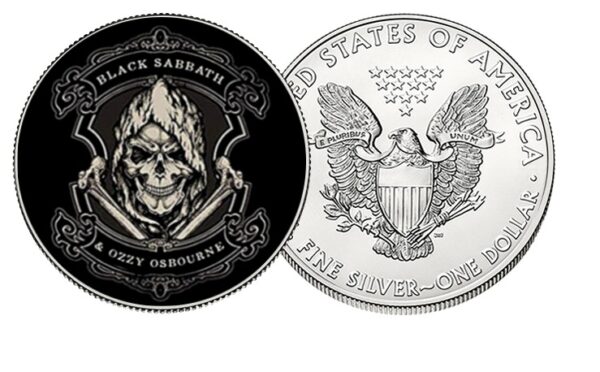 Private Mint Stříbrná mince Black Sabbath 1 Oz USA