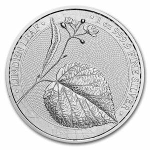 Sunshine Minting Stříbrná mince Linden Leaf (Lipový list) 1 oz 5 Marek 2022 Německo BU