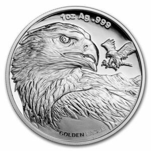 9Fine Mint Stříbrná mince Golden Eagle 1 Oz 2023 Samoa BU