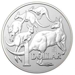 Austrian mint Stříbrná mince Mob of Roos Merlion Privy1 Oz 2019 Austrálie BU