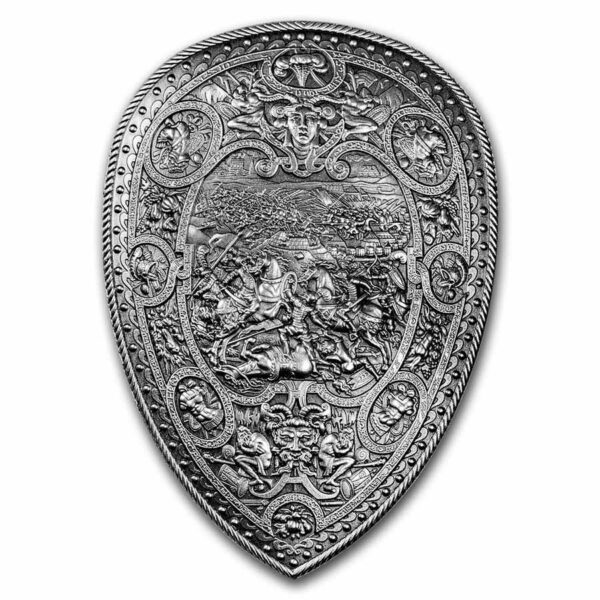 KOMSCO Stříbrná mince Henry II Shield Stackable 2 Oz Jižní Korea