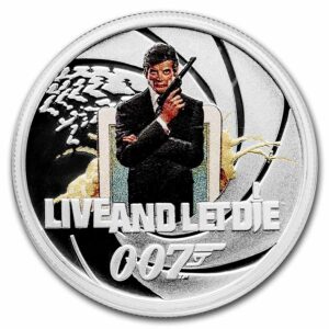 Perth Mint Stříbrná mince 007 James Bond Live and Let Die 1/2 Oz Tuvalu 2021