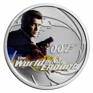 Perth Mint Stříbrná mince 007 James Bond Movie The World Is Not Enough 1/2 Oz Tuvalu 2022