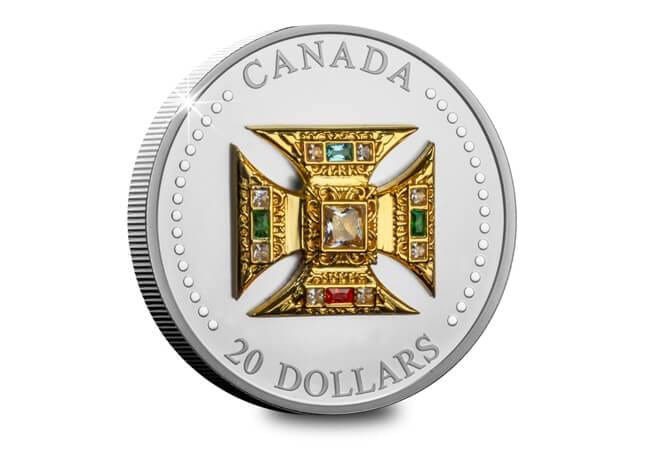 Royal Canadian Mint Stříbrná mince Edwardova koruna 1 Oz 20 CAD 2023 Kanada