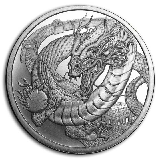 Silver Shield Svět draků (Číňané) World of Dragons 1 Oz