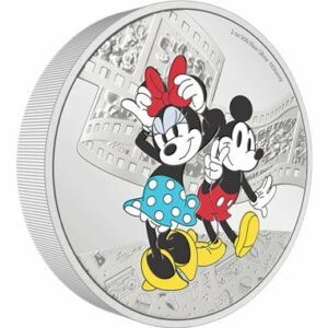 New Zealand Mint Stříbrná mince Minnie Mouse a Mickey Mouse 3 oz 2023 Niue