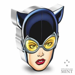 New Zealand Mint Stříbrná mince Faces of Gotham: Catwoman 1 oz 2022 Niue colorized