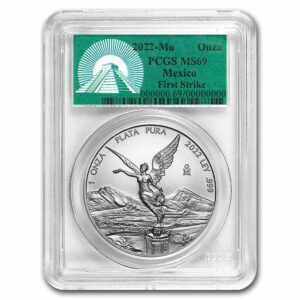 Mexican Mint Stříbrná mince Libertad MS-69 PCGS (FS