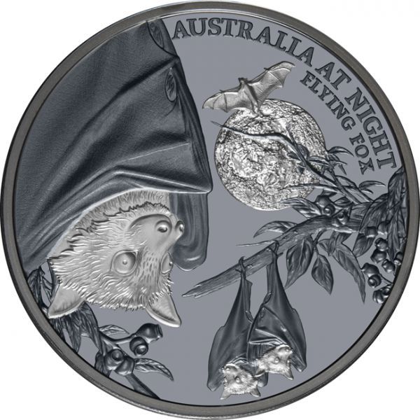 New Zealand Mint Stříbrná mince Létající liška (Flying Fox) 1 Oz Niue 2023