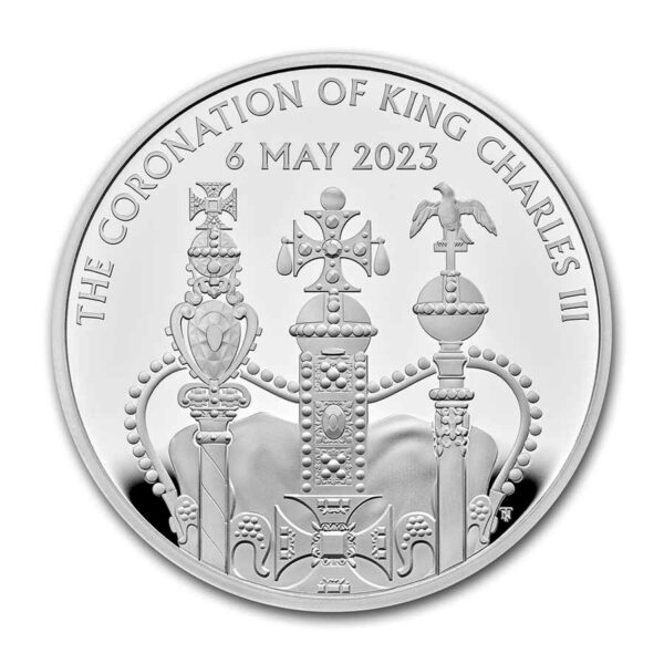 Royal Mint Stříbrná mince Korunovace Jeho Veličenstva Stříbrná mince 5 GBP 2023 GB