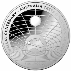 The Royal Australian Mint Wallal Centenary - Austrálie testuje Einsteinovu teorii 1 Oz