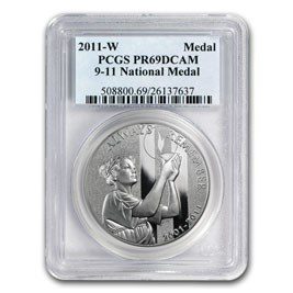 U.S. Mint 2011-W 9/11 Národní medaile PR-69 PCGS