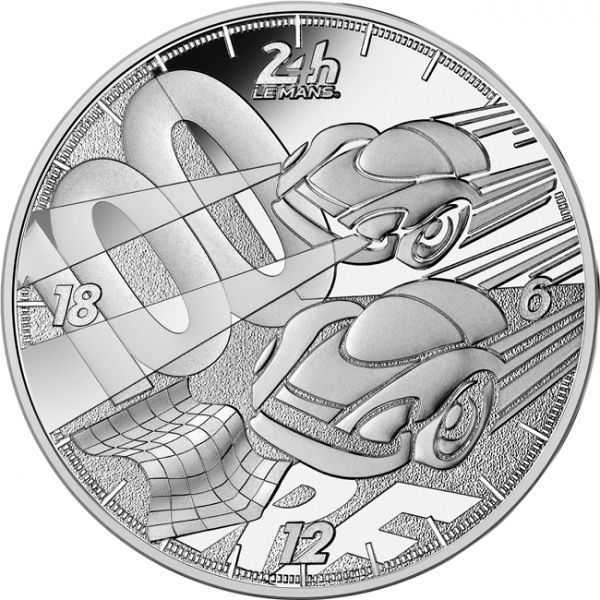 Monnaie de Paris Stříbrná mince 24 hodin Le Mans 22