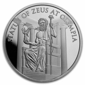 9Fine Mint Stříbrná mince 7 divů světa: Socha Dia v Olympii 1 Oz