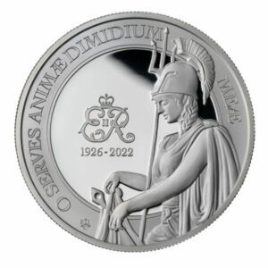 East India Company Stříbrná mince Na památku královny Alžběty II. 2023 Velká Británie