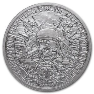Golden State Mint Stříbrná mince Pieces of Eight (Praedatum v Mundo) 1 Oz Pirát