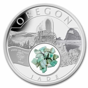 Native American Mint Stříbrná mince US Oregon Jade 1 Oz 2023