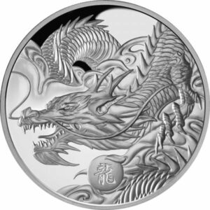 New Zealand Mint Stříbrná mince Lunární drak 1 Oz 2024 Niue