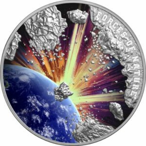 New Zealand Mint Stříbrná mince Meteorit 2 Oz Niue 2023