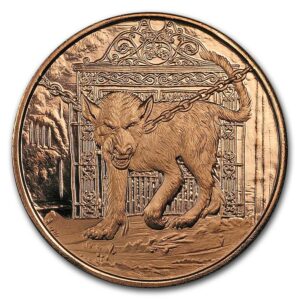 Osborne Mint Měděná mince Severská stvoření: Garm 1 Oz