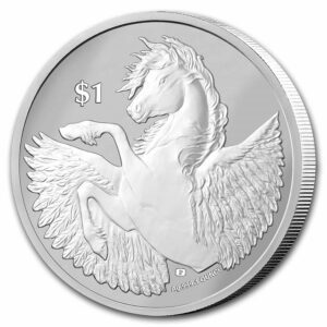 Pobjoy Mint Stříbrná mince Pegasus Reverse Cameo 1 Oz 2023 BU Velká Británie