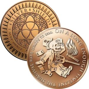 Private Mint Měděná mince 1 Oz 2018End od the Line