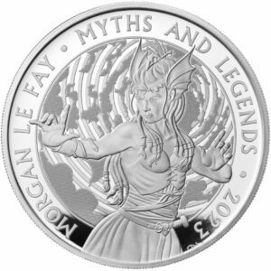 Royal Mint Stříbrná mince Morgan Le Fay 1 Oz 2023 Velká Británie