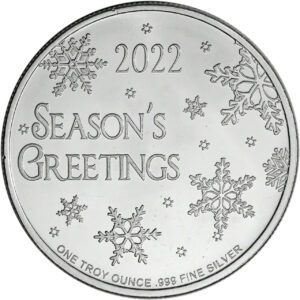 9Fine Mint Stříbrná mince Season's Greetings Merry Christmas 2020 1 Oz USA