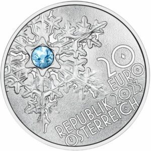 Austrian mint Stříbrná mince Sněhová vločka 22