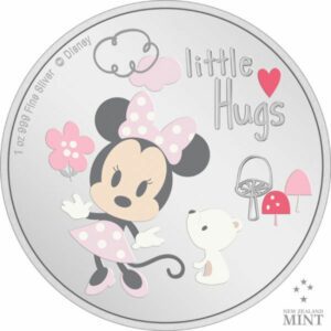 New Zealand Mint Stříbrná mince Disney Little Hugs Holka 1 Oz 2024 Niue