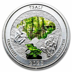 Osborne Mint Stříbrná mince Tennessee Great Smoky Mountains 1 Oz 2023 Native Colorized