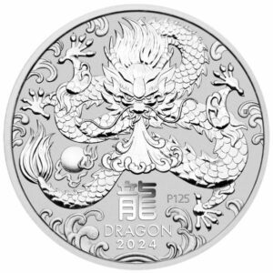 Perth Mint Sřábrná mince Dragon (drak) 2 Oz Austrálie 2024