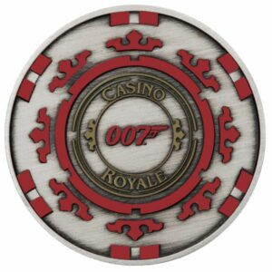 Perth Mint Stříbrná mince James Bond Casino Chip 1 Oz Tuvalu 2023