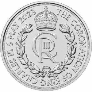 Royal Mint Stříbrná mince Korunovace Karla III (Charles III) 2023 Velká Britanie 1 Oz