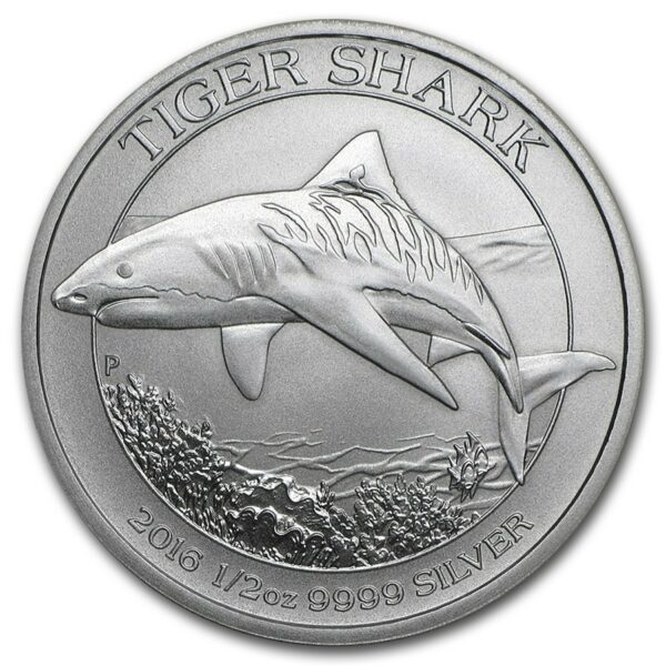 The Perth Mint Australia 2016 Australia 1/2 oz Žralok tygří BU (Tiger Shark)