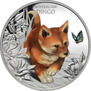 New Zealand Mint Baby Dingo 1 Oz Niue 2024 colorized