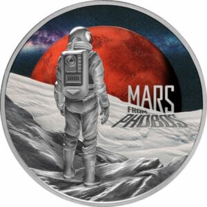 New Zealand Mint Stříbrná mince Mars z Phobosu 1 Oz